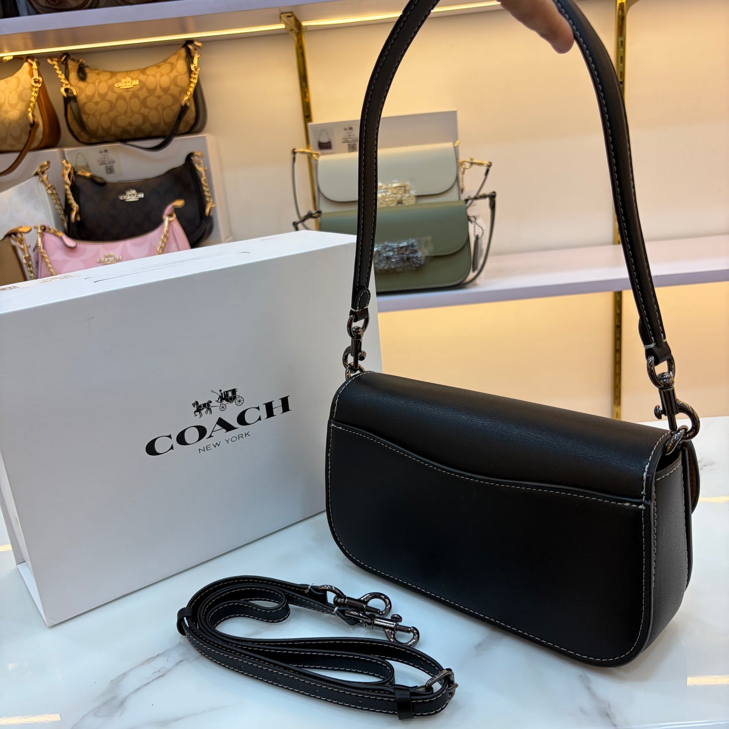 COCH HARPER Shoulder/Sling Bag - Black