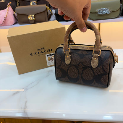 COCH ROWAN SPEEDY BAG - Coffee Apricot