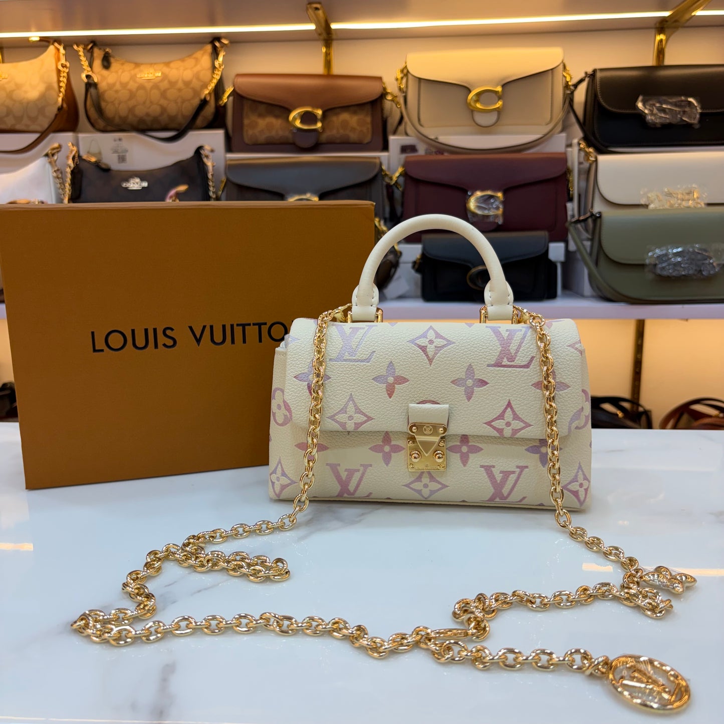 LV Nano Madeleine - White Monogram