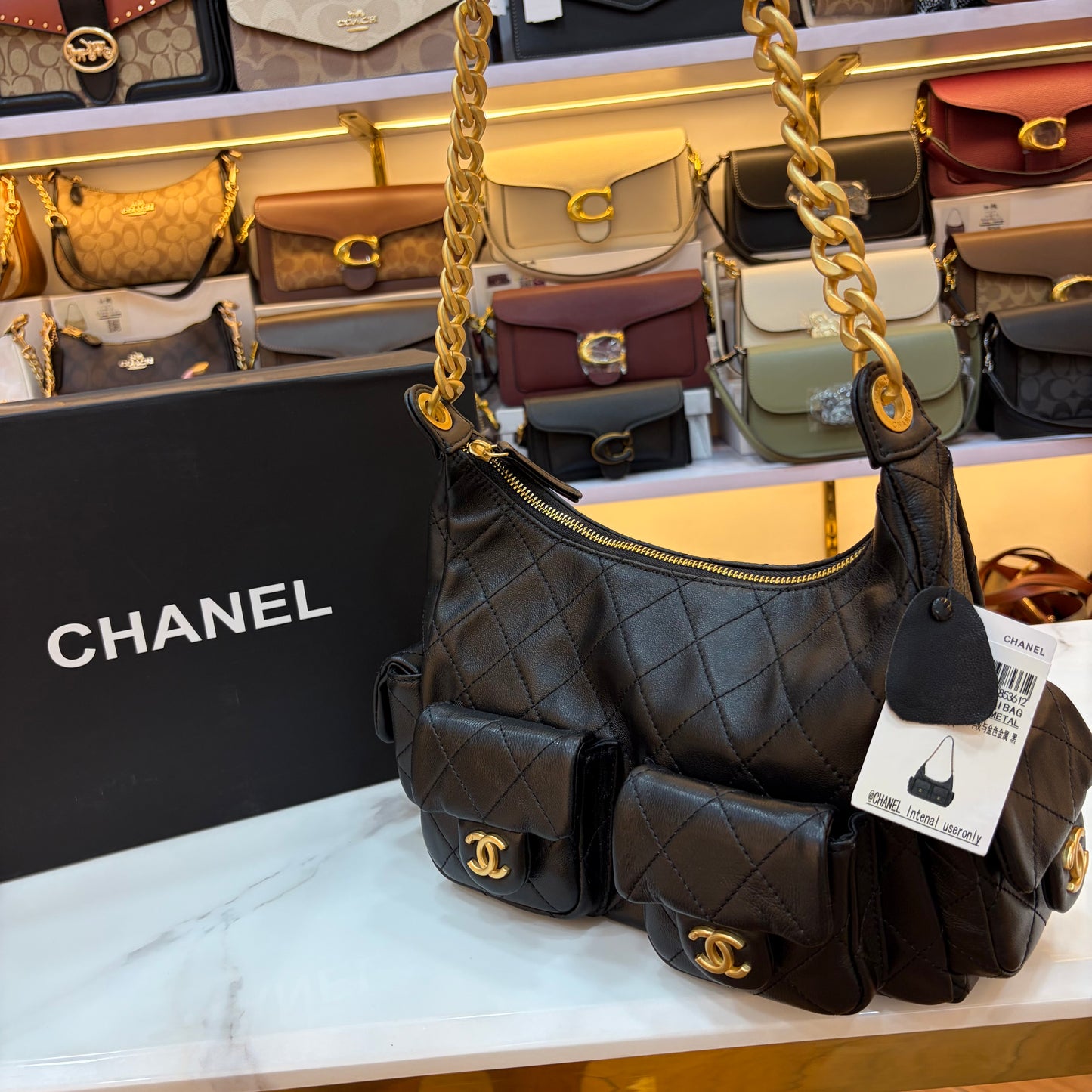 CHNL Maxi Hobo Bag