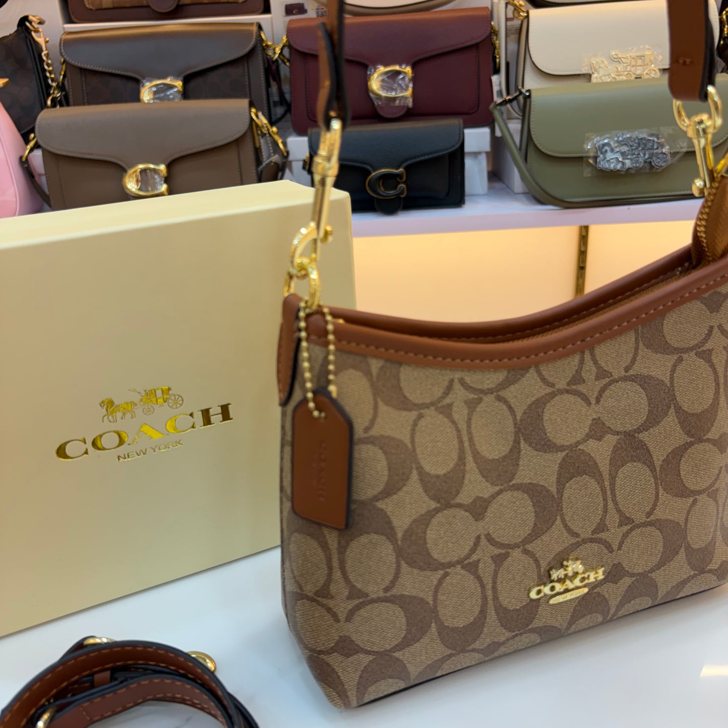 COCH Laurel Small Shoulder/Sling Bag - Apricot