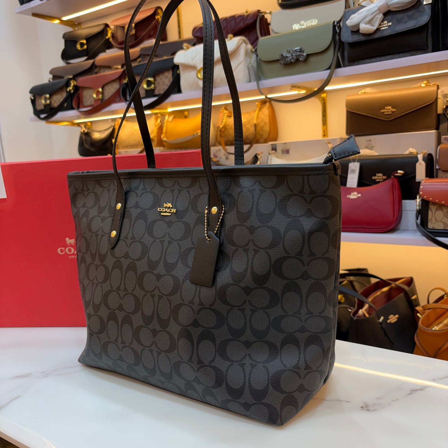 COCH Large Tote Bag - CC Black