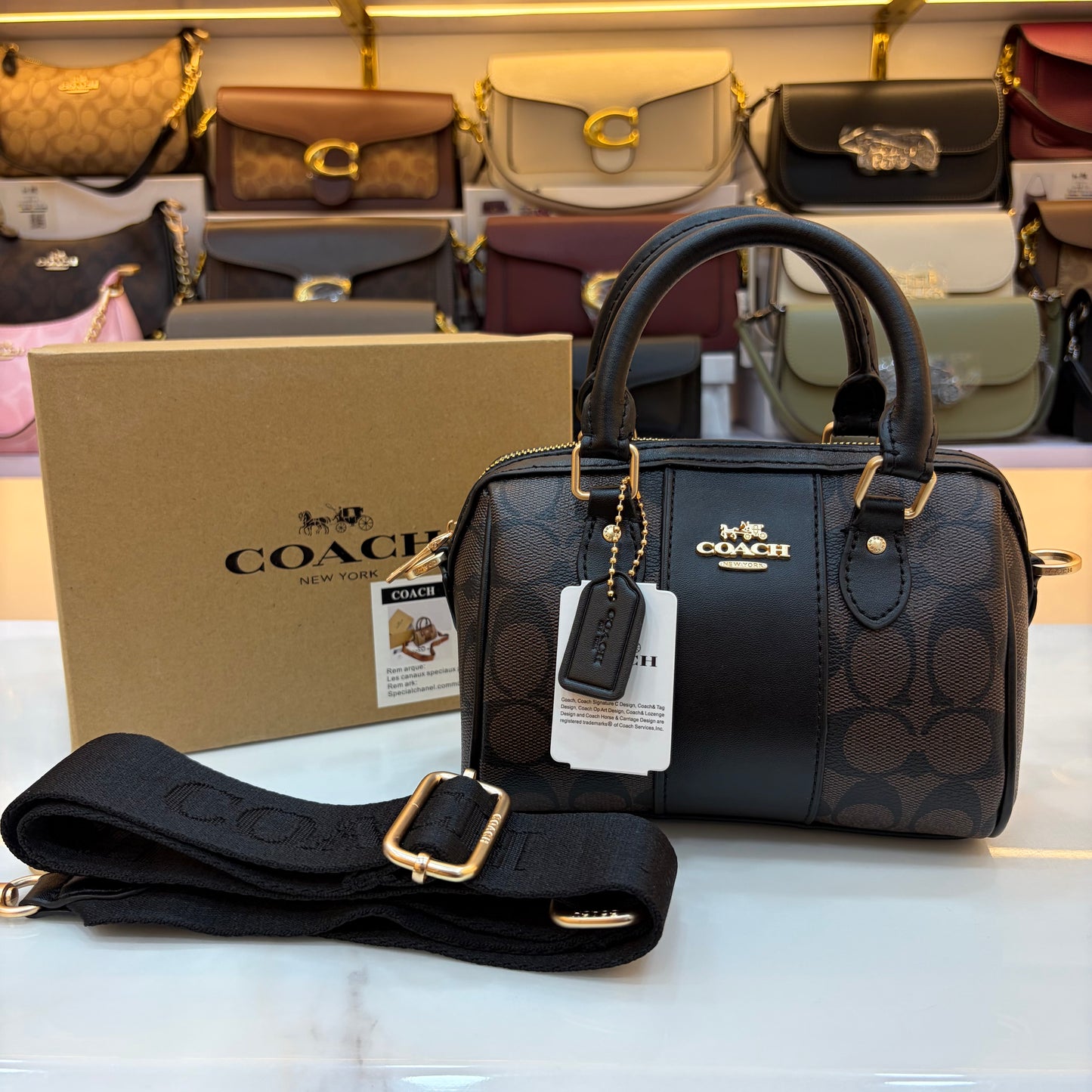 COCH ROWAN SPEEDY BAG - Coffee