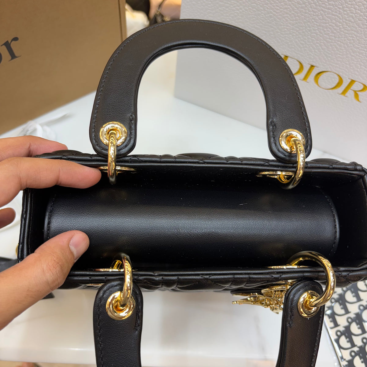 CD Lady D Handbag - Black