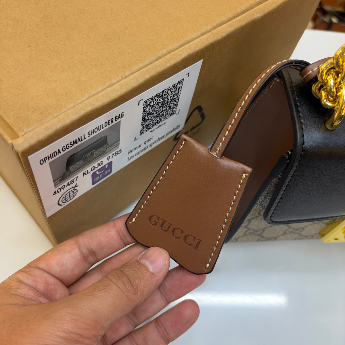 GG Padlock Shoulder/Sling Bag (Ultra Premium Double Box)