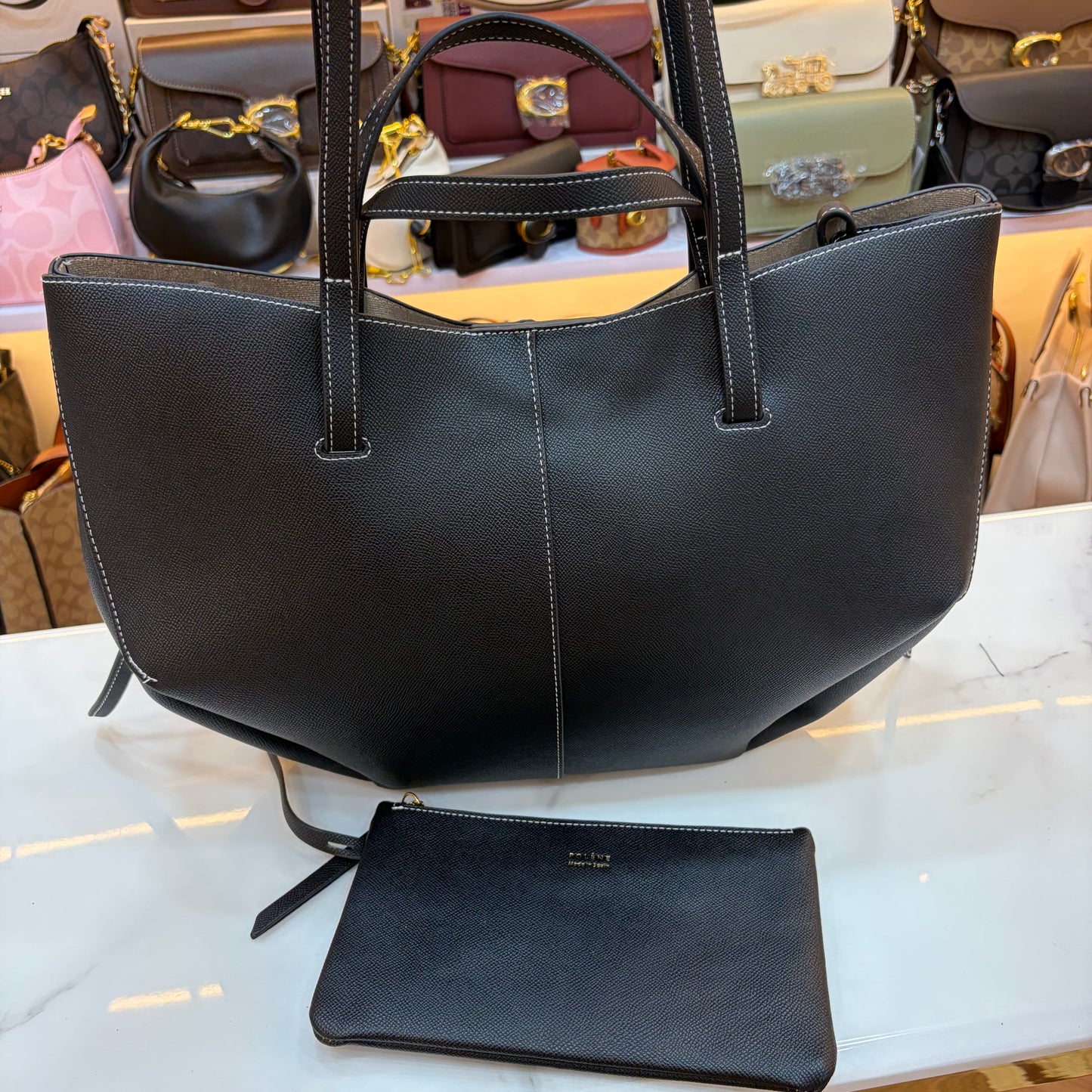 PLN Cyme Tote Bag - Black