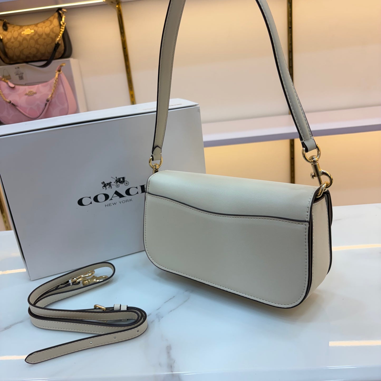 COCH HARPER Shoulder/Sling Bag - White