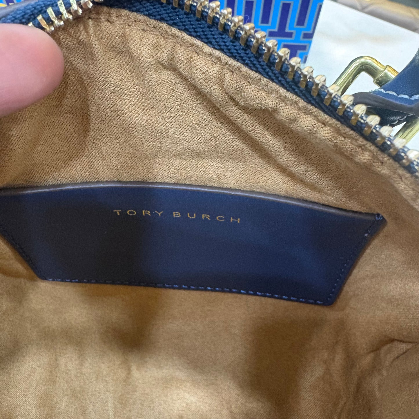 TB Monogram Speedy - Blue Colour