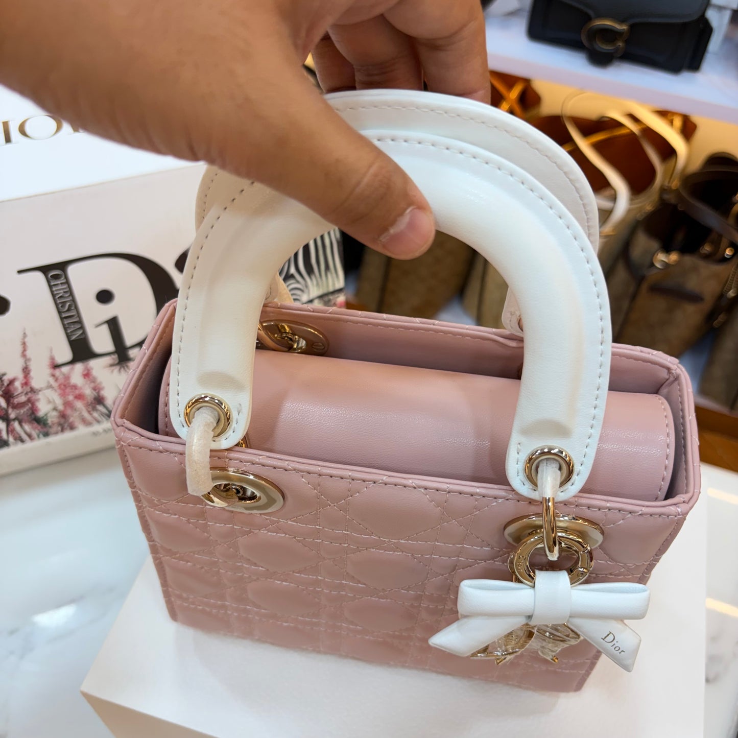 CD My Lady - Pink & White (Small Size)