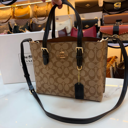COCH MOLLIE Handbag - Medium (Apricot Black)