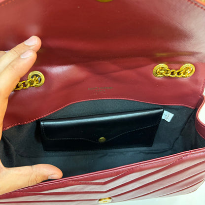 YSL Loulou Shoulder Bag - Red