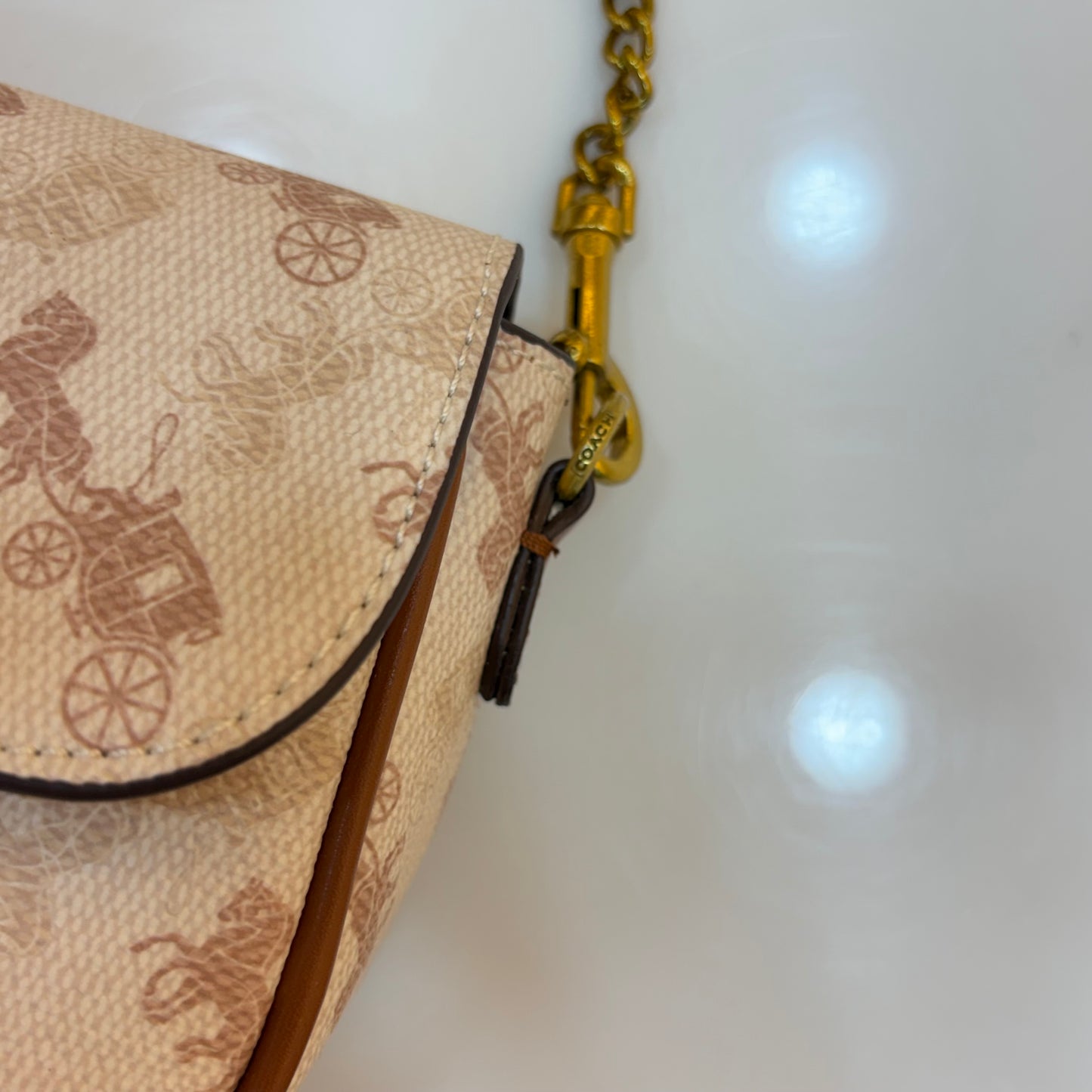 COCH Brook Flap Chain Bag - Signature