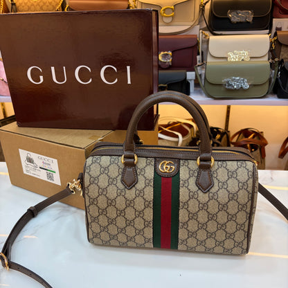 GG Ophidia Boston Bag - Medium