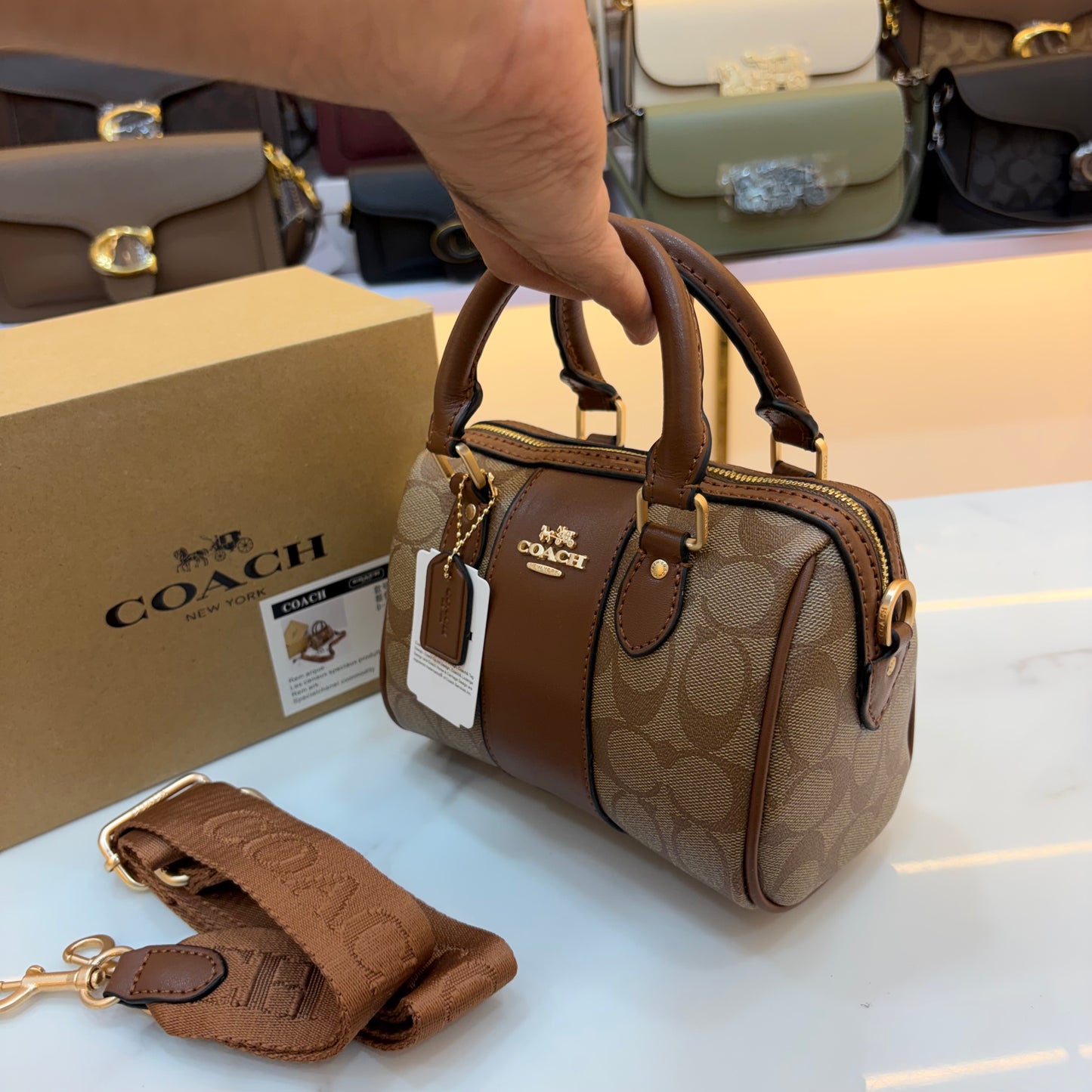 COCH ROWAN SPEEDY BAG - Apricot