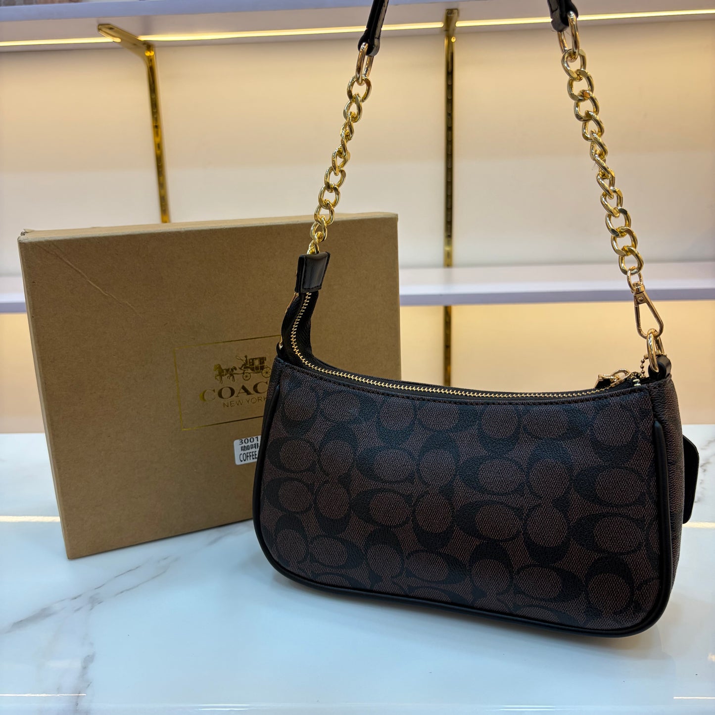 COCH TERI Sling/Shoulder Bag - Coffee
