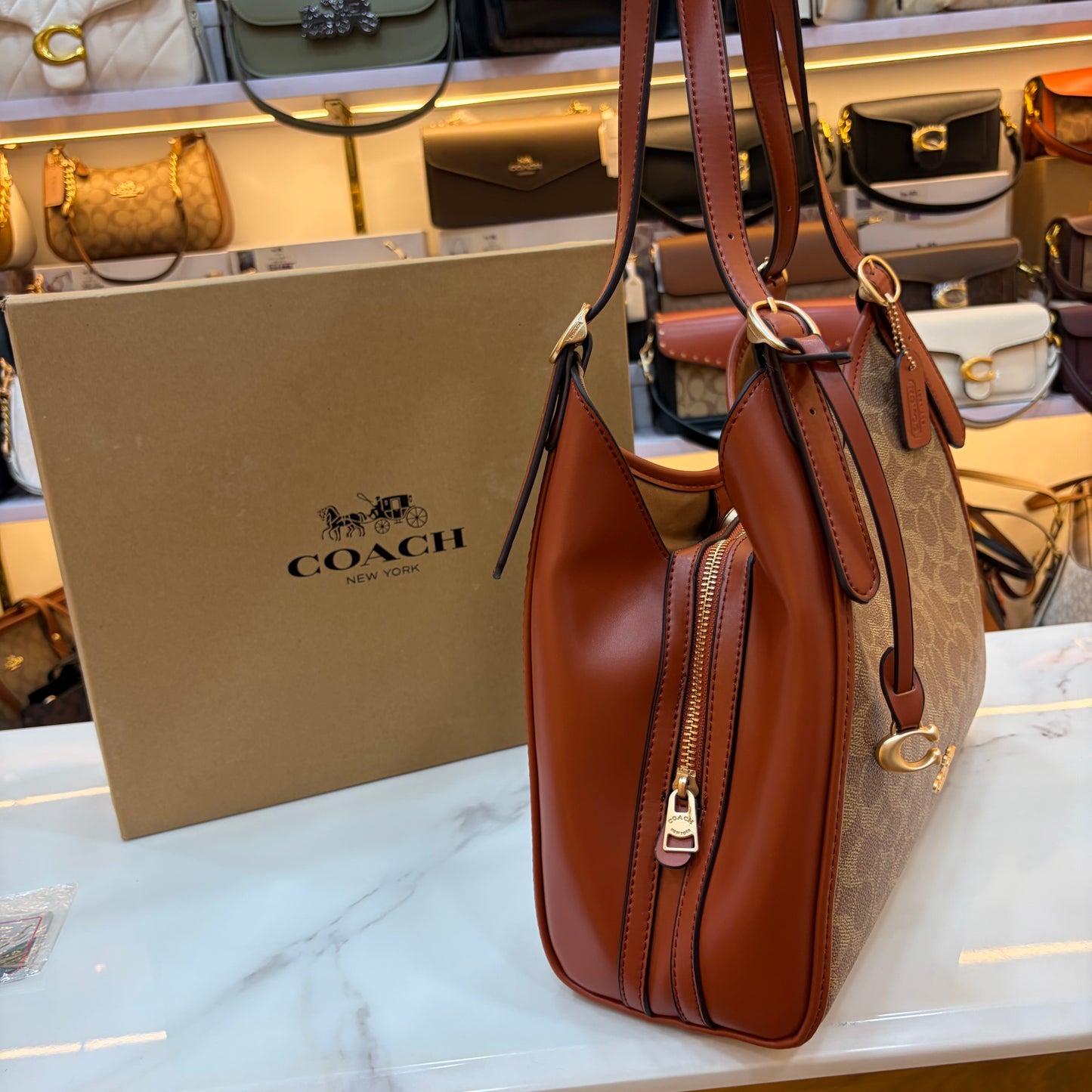 COCH ERIN Shoulder Bag - Apricot Tan