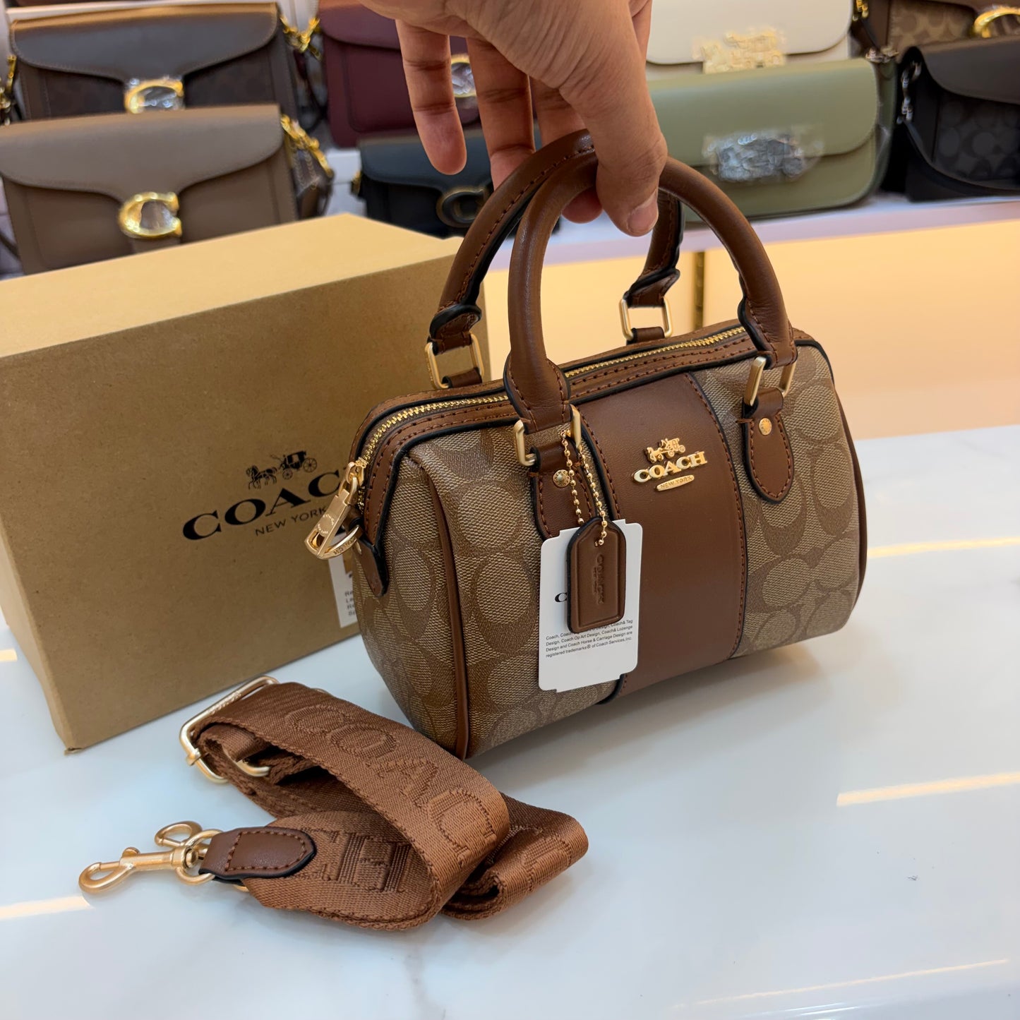 COCH ROWAN SPEEDY BAG - Apricot