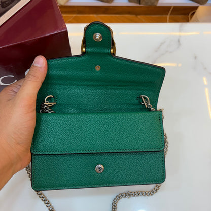 GG Diana Crossbody Bag (Double Box Packaging) - Green