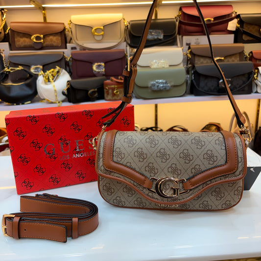 GUS Brown & Beige Dea Crossbody Bag