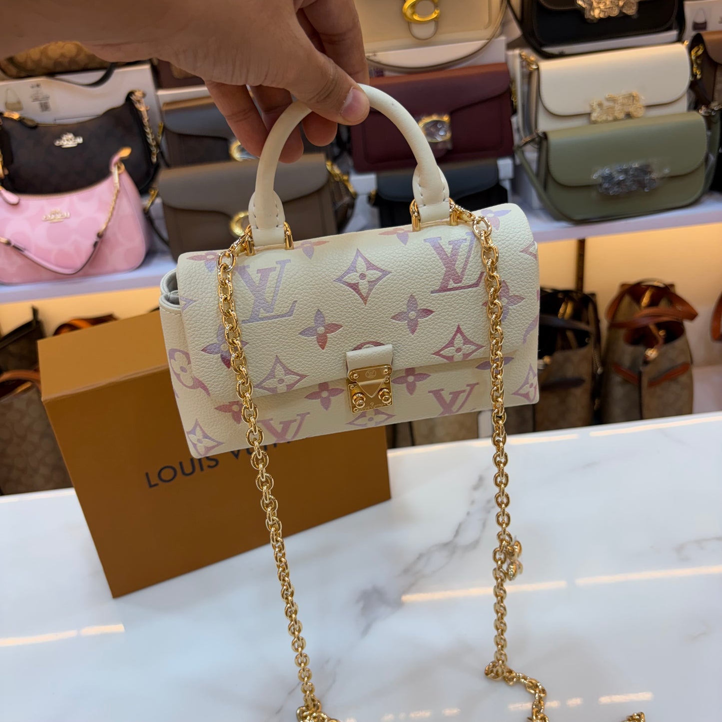 LV Nano Madeleine - White Monogram