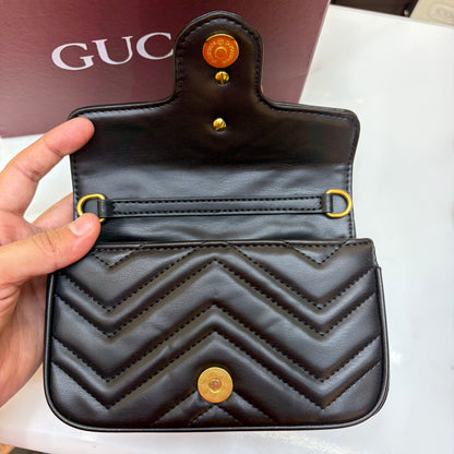 GG Mini Marmont - Black (Ultra Premium)