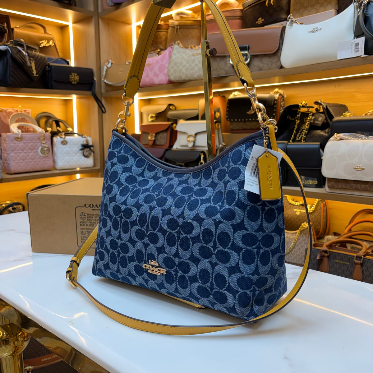 CH Laurel Shoulder Bag - Signature Blue