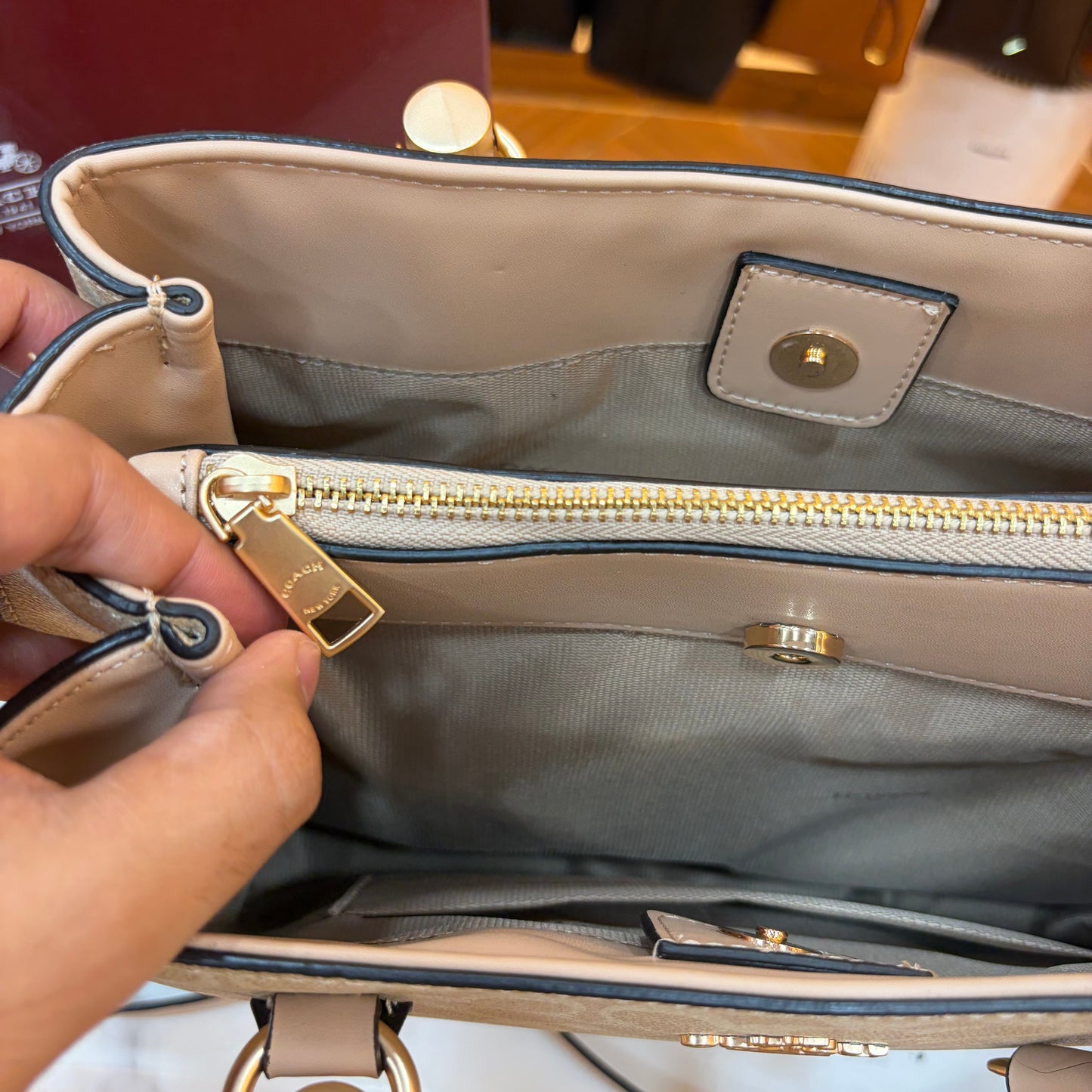 COCH Satchel Bag - Light Apricot