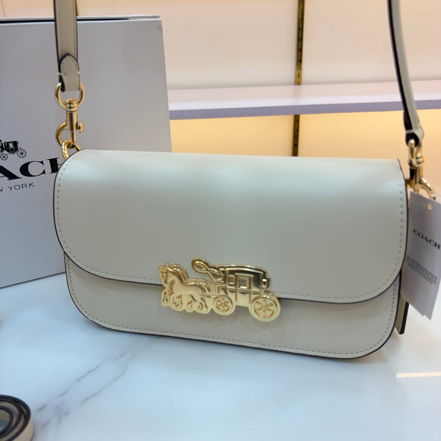 COCH HARPER Shoulder/Sling Bag - White