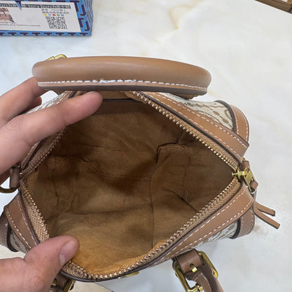 TB Monogram Speedy - Apricot Colour