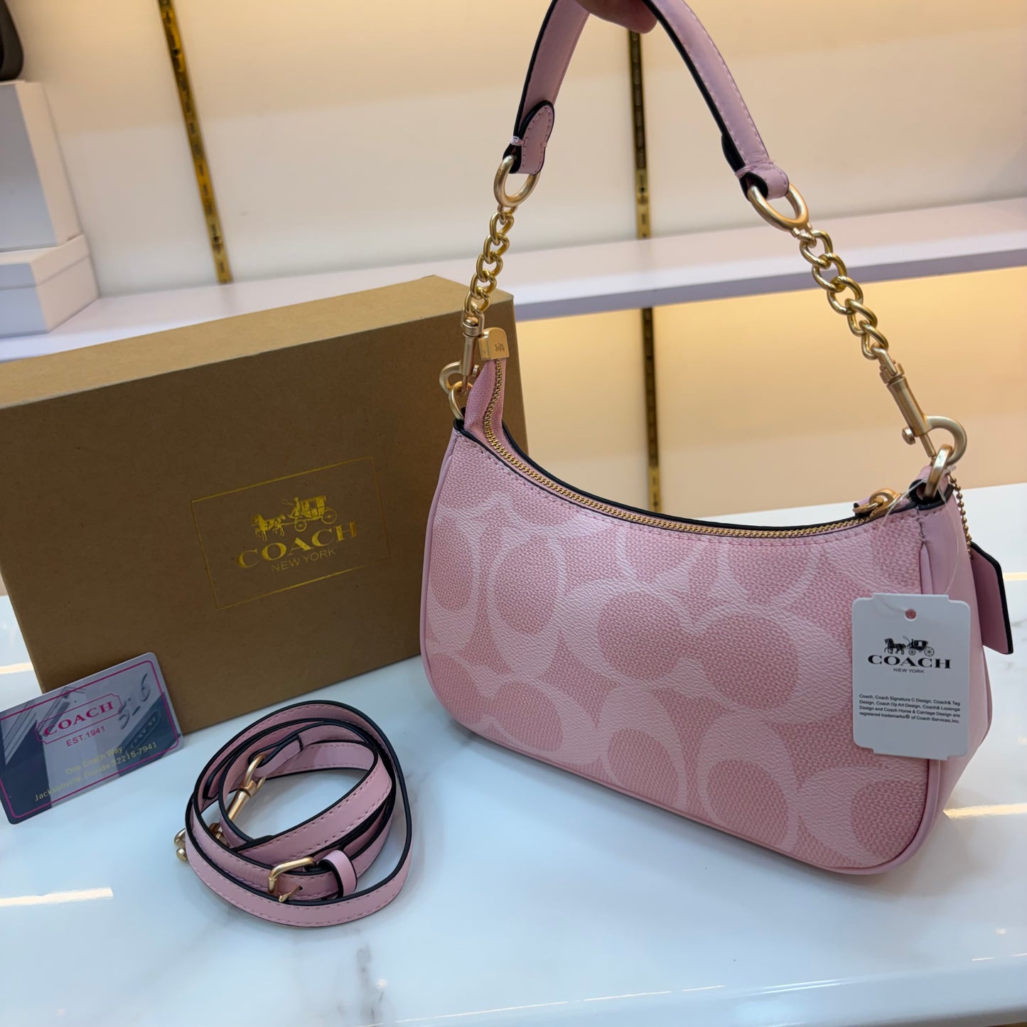 COCH TERI Sling/Shoulder Bag - Pink