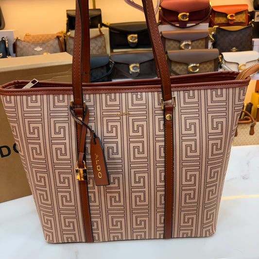 Ald Large Tote Bag - Tan Colour