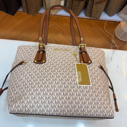 MK Voyager Tote - Creme