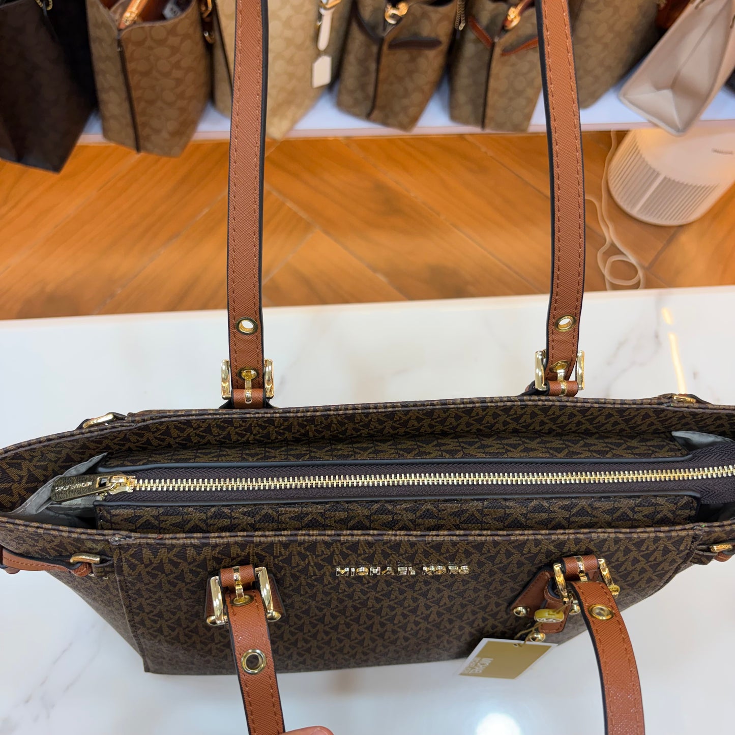 MK Voyager Tote - Brown