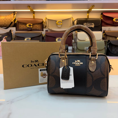 COCH ROWAN SPEEDY BAG - Coffee Apricot