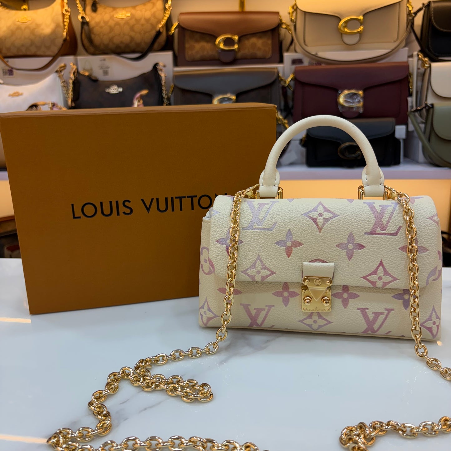 LV Nano Madeleine - White Monogram