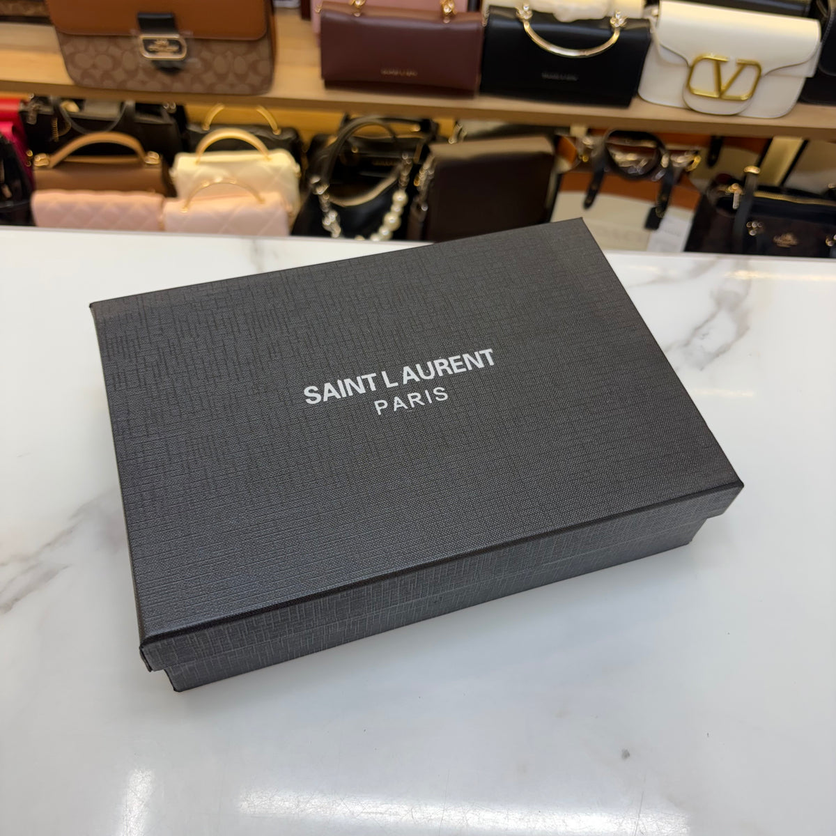 YSL Clutch Sling - Black