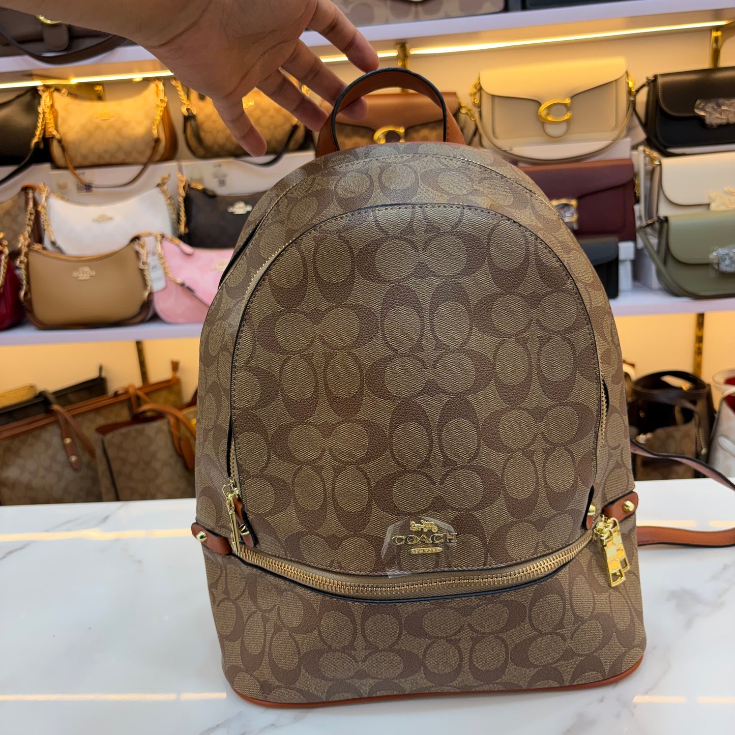 COCH BAGPACK - Tan Apricot