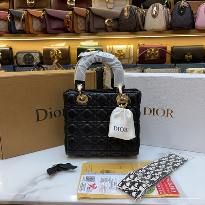 CD Lady D Handbag - Black