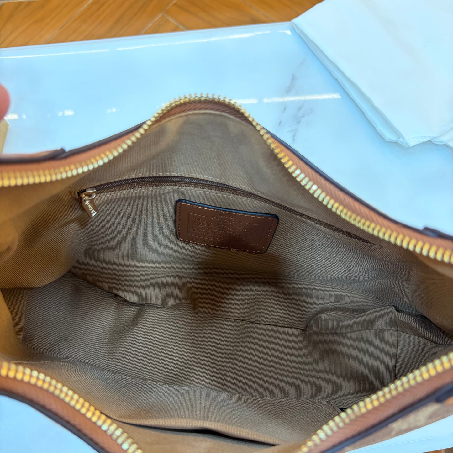 COCH JULIET HANDBAG With Wallet - Apricot