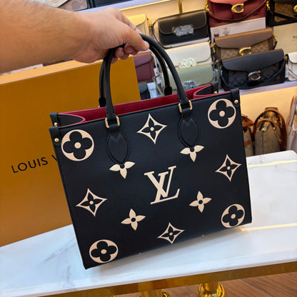 LVB 35 OTG Medium Tote Bag - Patent Black (Double Box Ultra Premium)