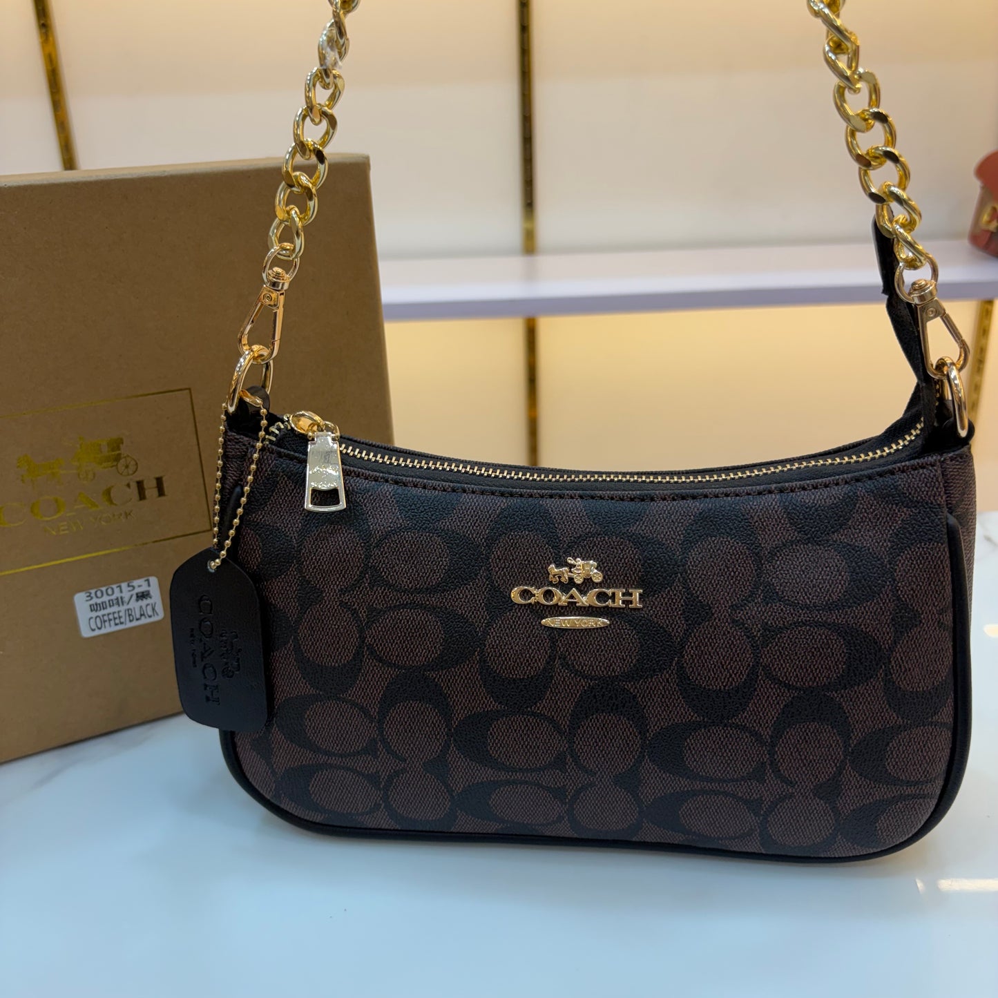 COCH TERI Sling/Shoulder Bag - Coffee