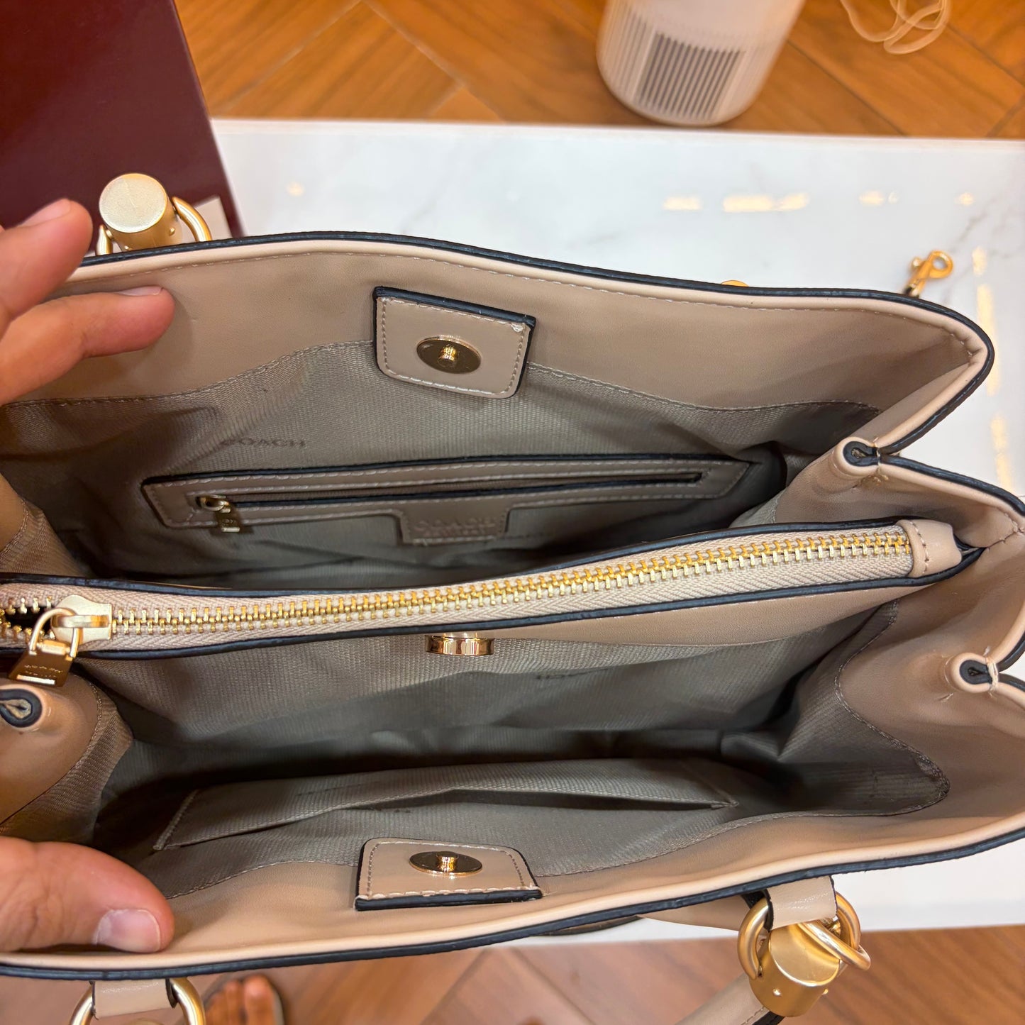 COCH Satchel Bag - Light Apricot