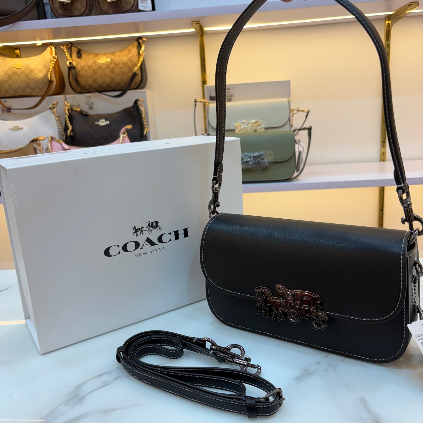 COCH HARPER Shoulder/Sling Bag - Black