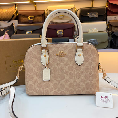 COCH KATY SATCHEL - Apricot White