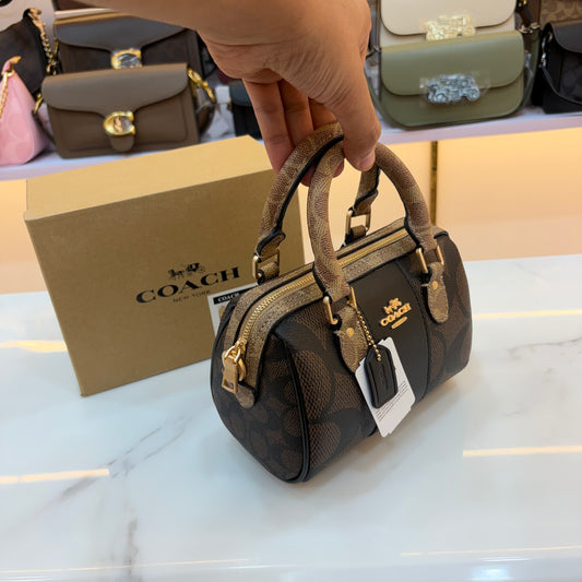 COCH ROWAN SPEEDY BAG - Coffee Apricot