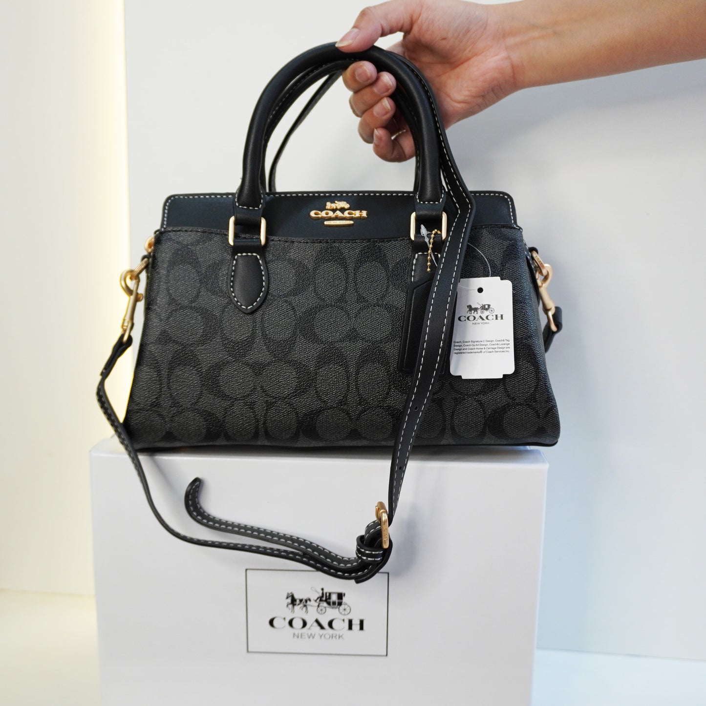 CH Satchel Bag - Black CC