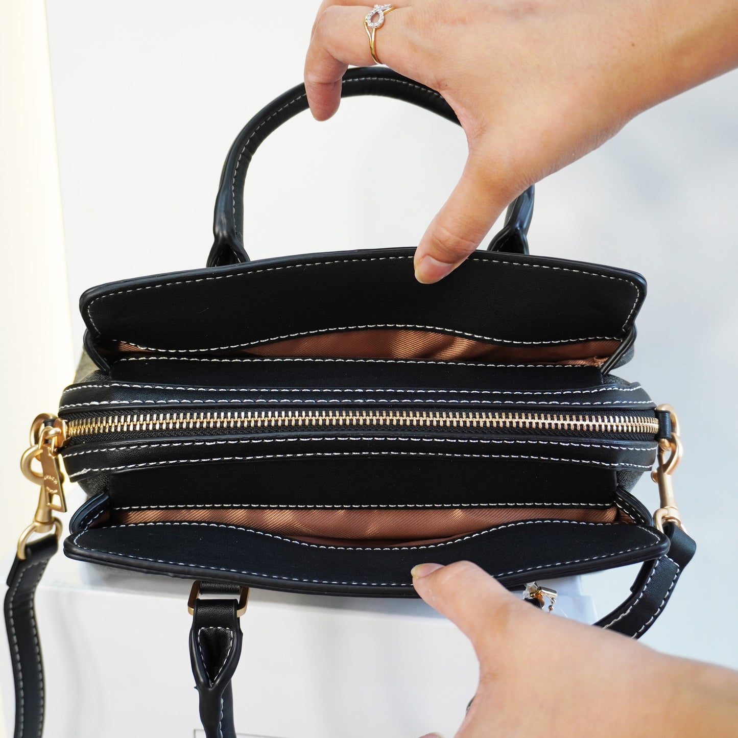 CH Satchel Bag - Black CC