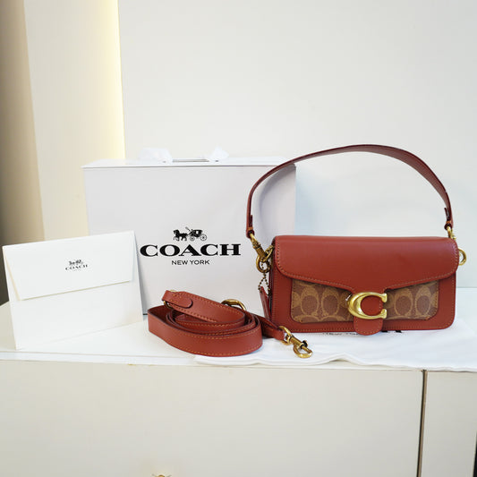 CH C Label (20) Sling Bag - Tan Apricot
