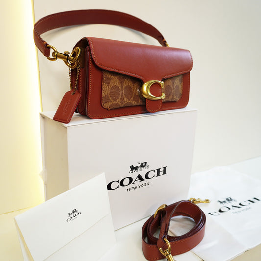 CH C Label (20) Sling Bag - Tan Apricot