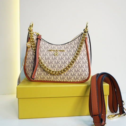 MK Moon Bag - White